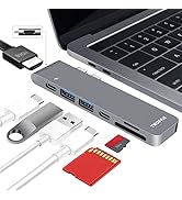 TWOPAN USB C Hub for MacBook Pro, 7 in 2 USB C to 4K HDMI Multiport Adapter, Thunderbolt PD Port,...