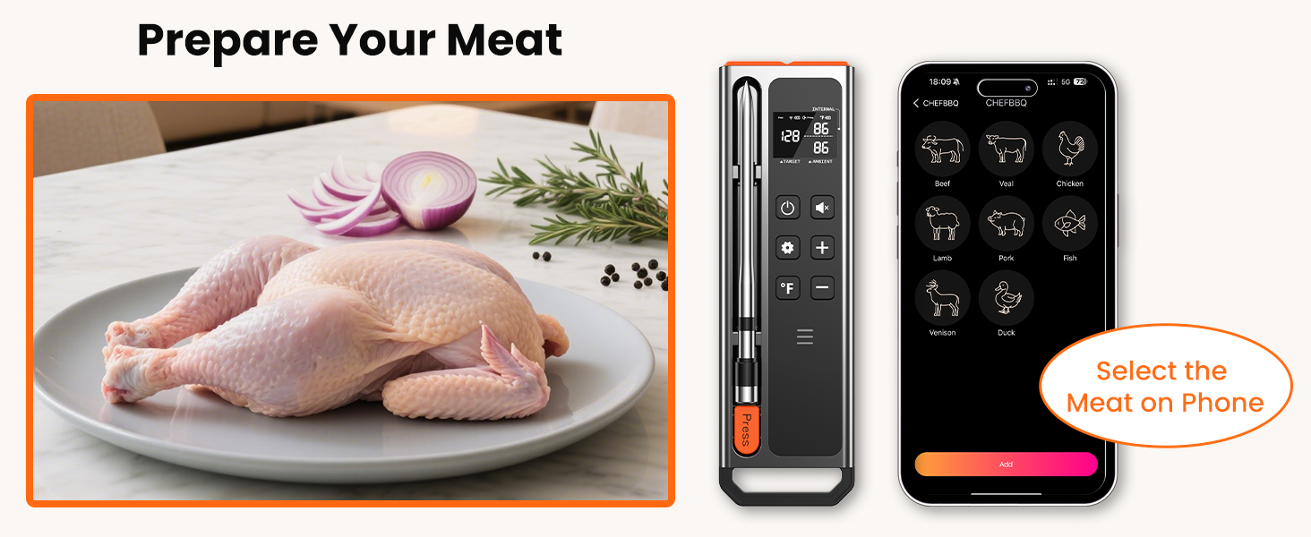 bluetooth meat thermometer