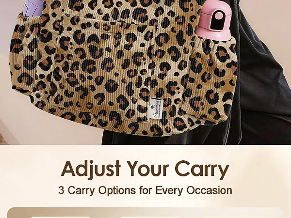 Miss Adola Crossbody Corduroy Tote Bag for Women