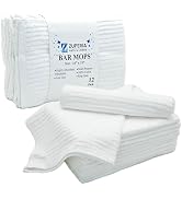 ZUPERIA Bar Mop Kitchen Towels- 12 Pack (16
