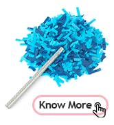 blue confetti poppers