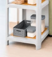 Shelving and Tupperware