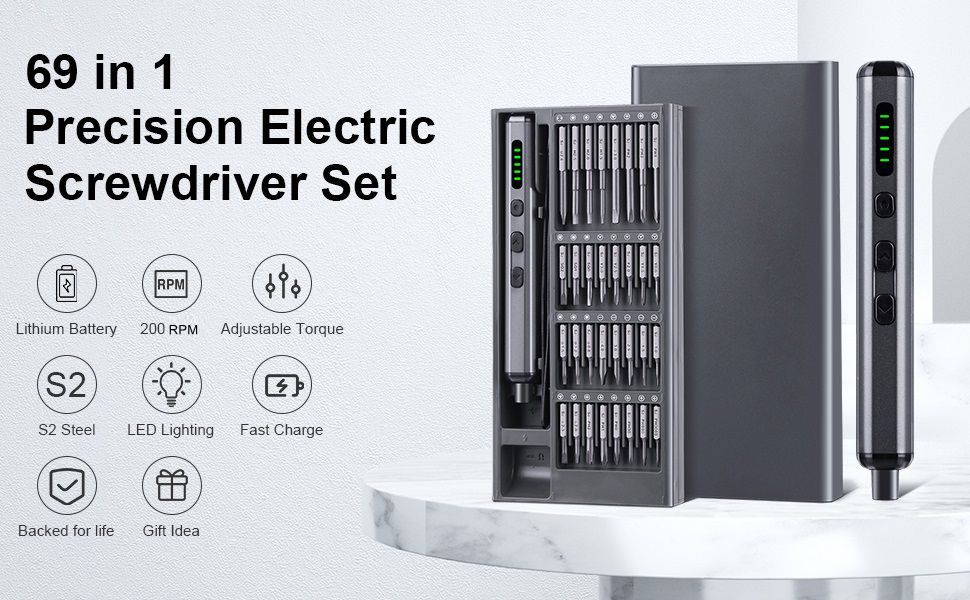 Mini Electric Screwdriver Set 69 In 1