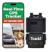 Tracki GPS Tracker with Waterproof Magnetic Mini Box and +3500mAh Battery Extender for Vehicles -...