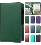 EcoVision Server Books for Waitress,Leather Waiter Book with Zipper Pocket, Server Booklet Restau...