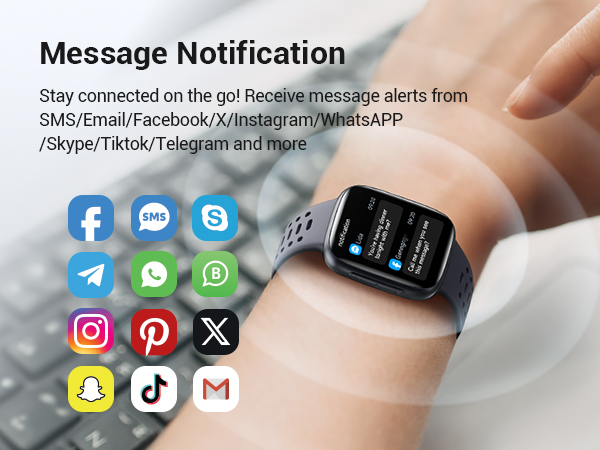 smart watch with notification