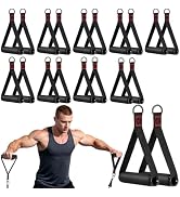 GHCTFE 20PCS Replaceable Exercise Handles Bulk Set for Home Gym & Studio Workouts, Multi-Pack Cab...