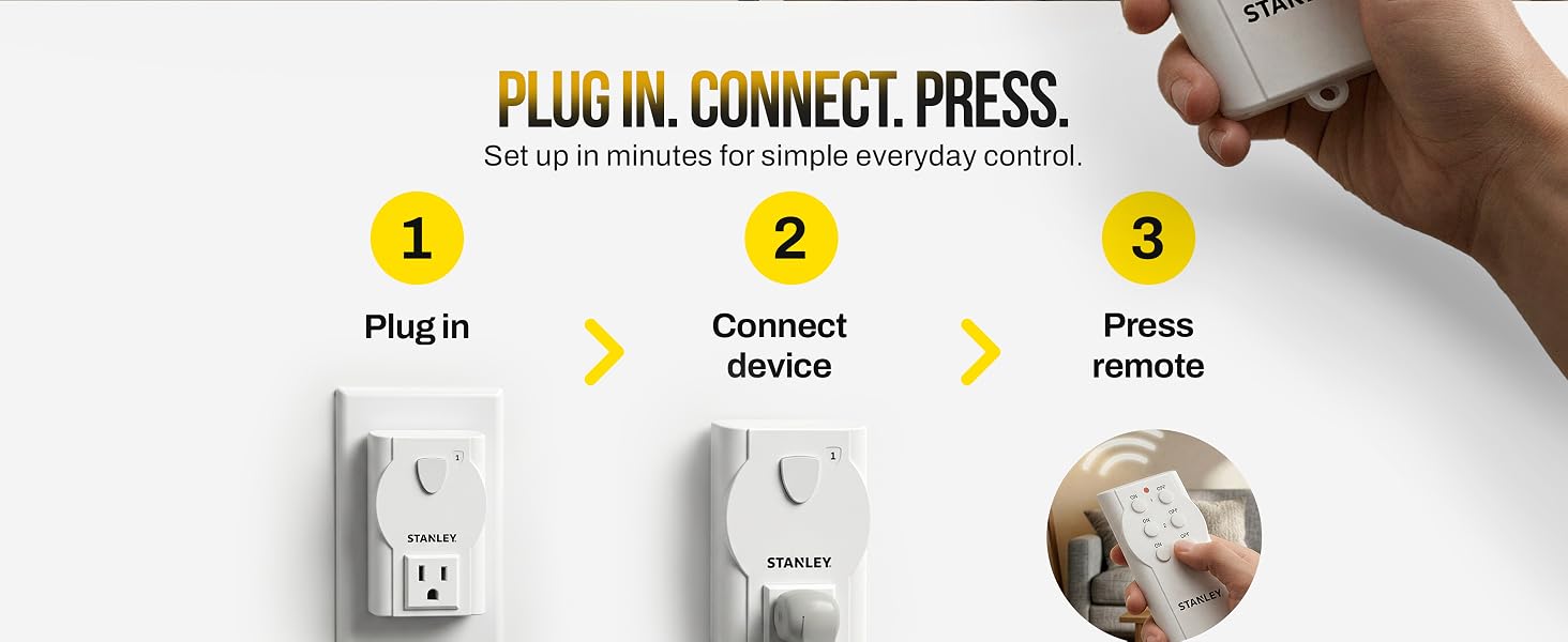 wireless remote control outlet