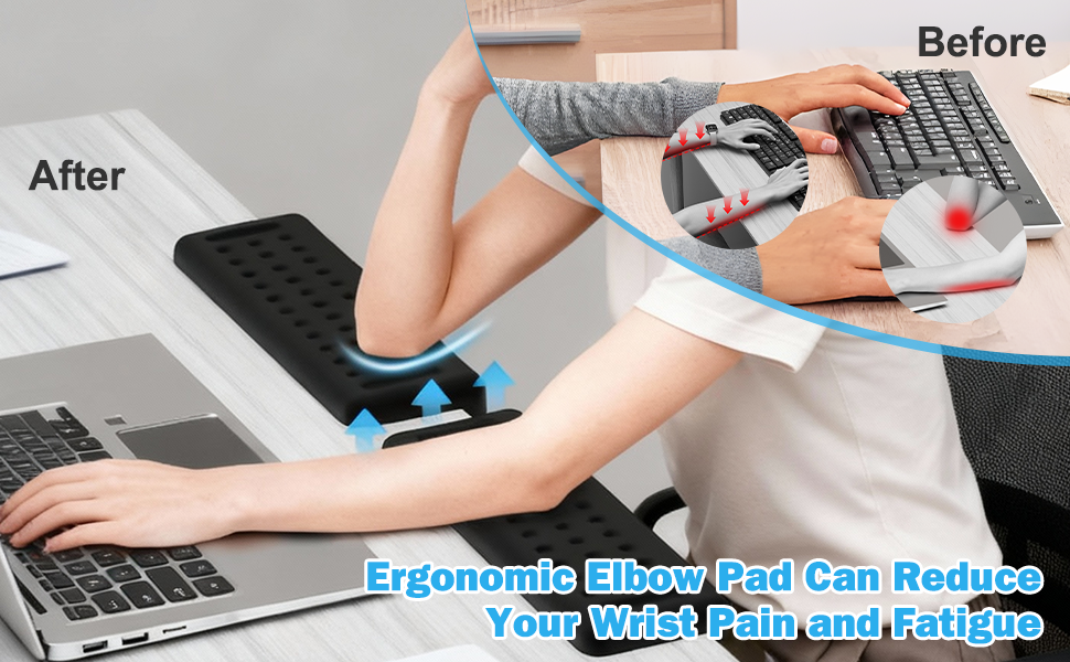 Leolee L-Shaped Desk Elbow Pads for Desk