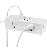 Surge Protector Outlet Extender, 4AC Multi Plug Wall Outlet with 3 USB Ports (1 USB C), Multiple ...