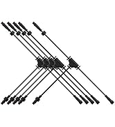 BTF-LIGHTING 5 PCS 3 Core 3 pin Black Plastics IP65 T Shape Tee Connctor 1 Male Ends 2 Female End...