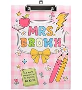 Personalized Teacher Clipboard with Name, Teacher Appreciation Gifts, End of Year Back to School ...