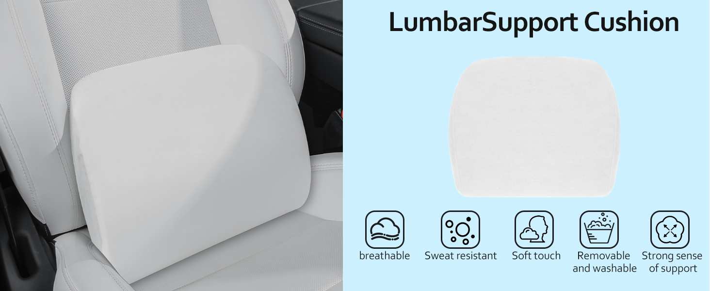 soft lower lumbar support cushion lumbar support with strap lumbar support pillow for office chair