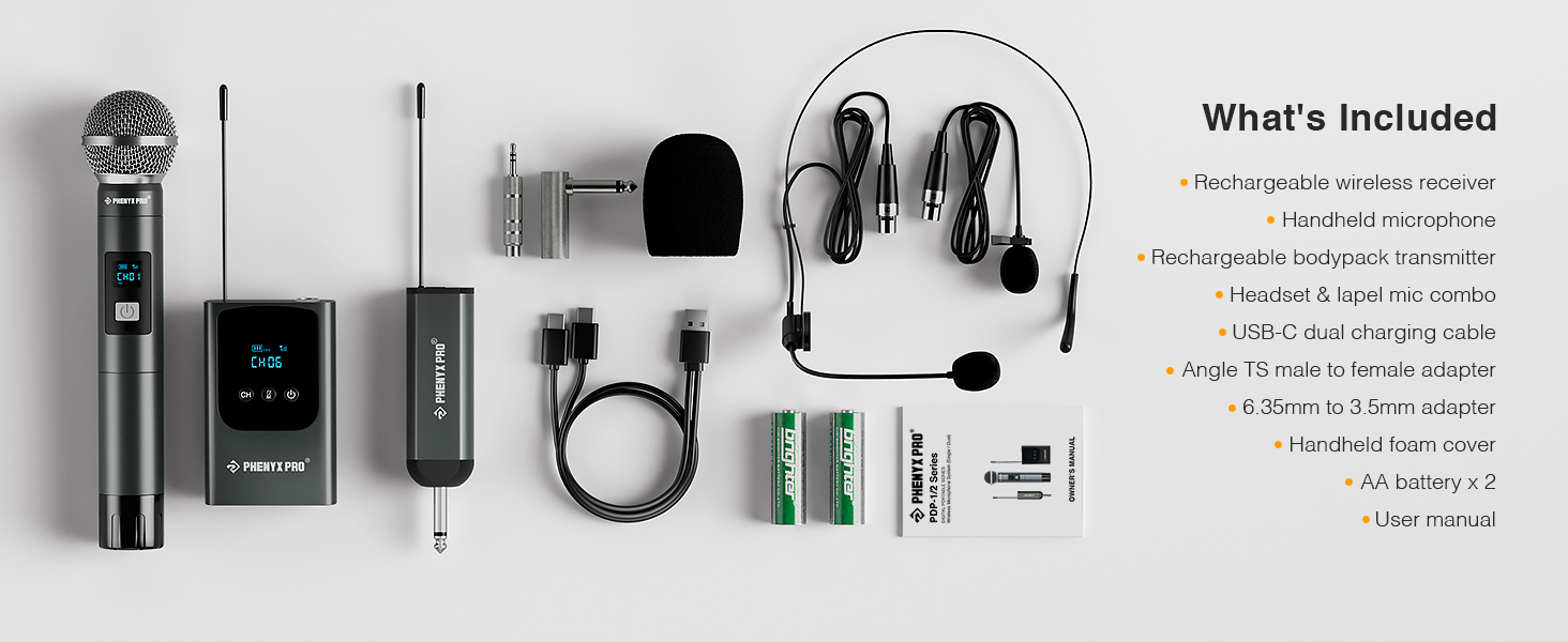 headset lapel mic