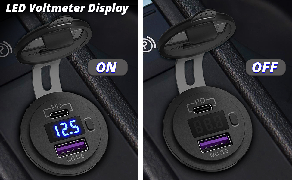 USB C Car Sockets