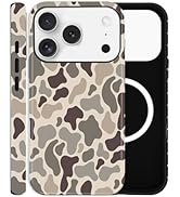 ZOEVEES Magnetic Case for iPhone 17 Pro Max, Compatible with MagSafe, Aesthetic Retro Camo Cute D...