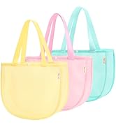 Tagitary Beach Toy Mesh Beach Shell Bags for Kids, Sand Toys Kids Beach Essential Treasure Bag Sw...