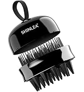 SHINLEA 2 in 1 Scalp Massager Hair Growth,Scalp Scrubber with Soft Silicone Bristles for Dandruff...
