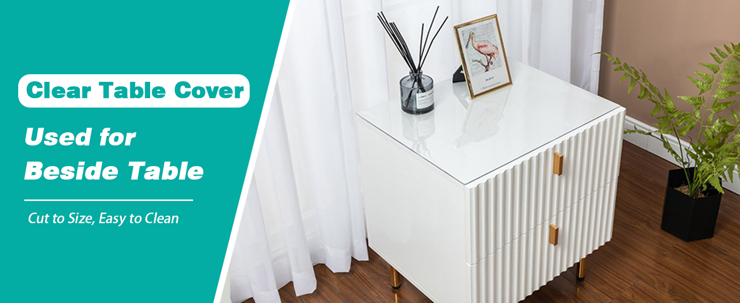 Clear PVC table protector