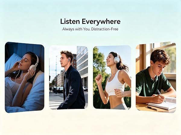 Versatile MP3 player for kids students adults for workout learning travel and relaxation