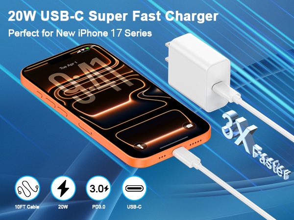 iphone 17 charger fast charging