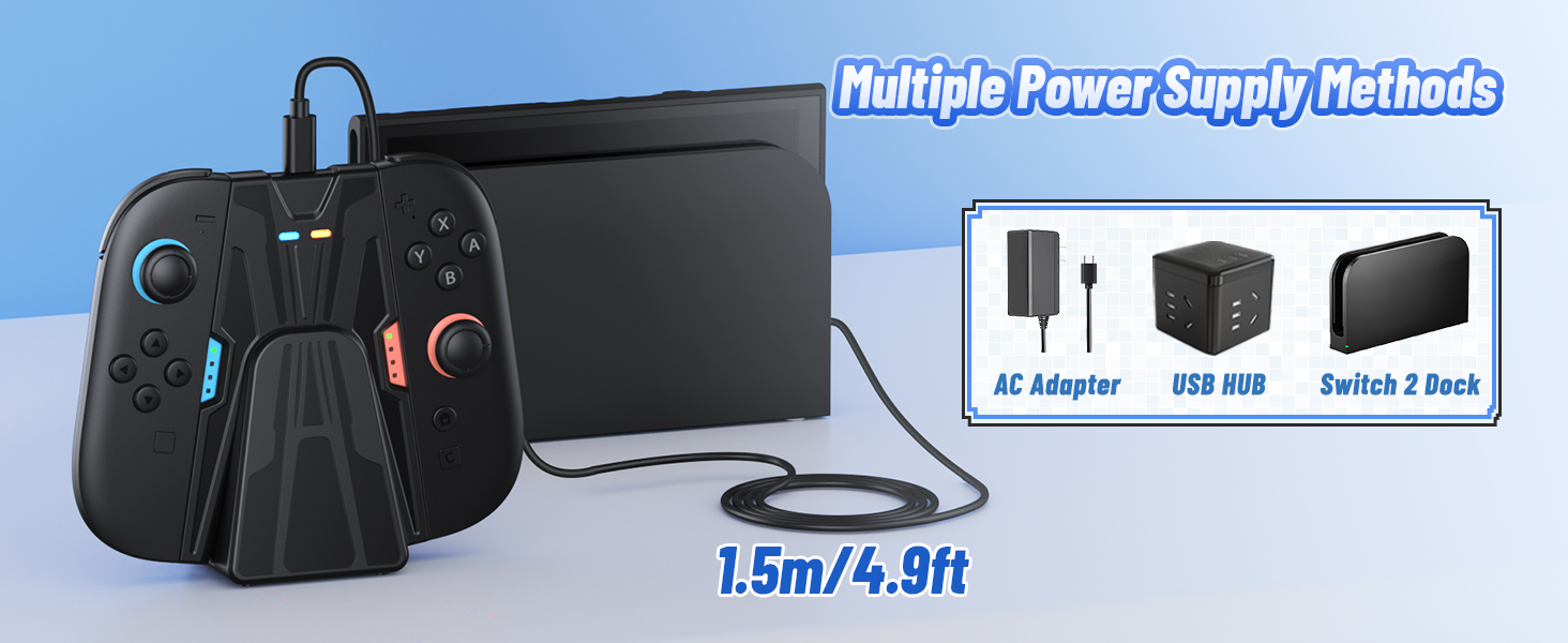 Multiple Power Supply Methods