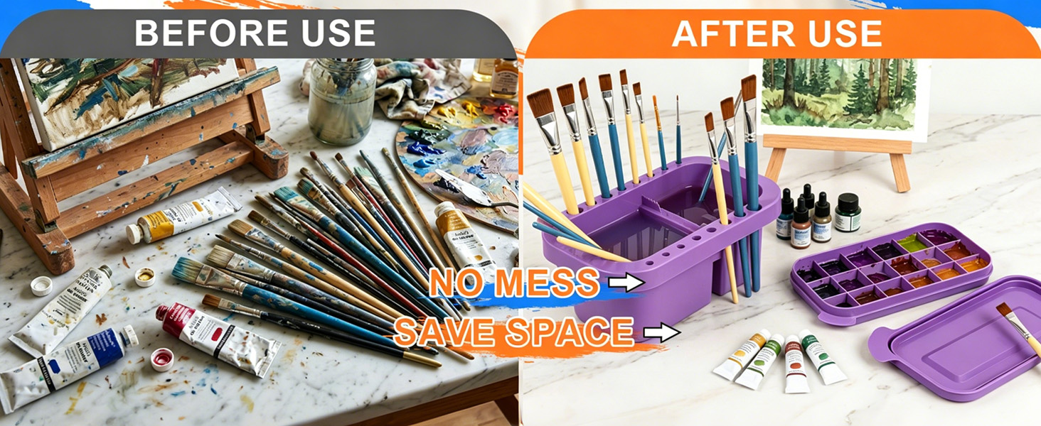Paint Brush Organizer