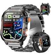 BRUBOSES GPS Smart Watch for Men (Answer/Make Calls), 2.01'' Military Rugged Smartwatches for And...