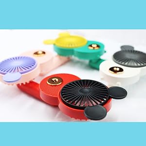 mickey fan misting personal handheld fan