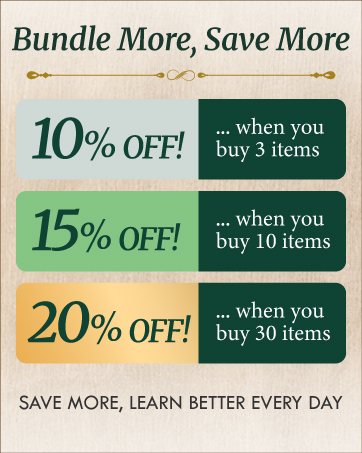 Non-Christian bundle promo with 10%, 15%, and 20% off for learning, gifting, and daily essentials.
