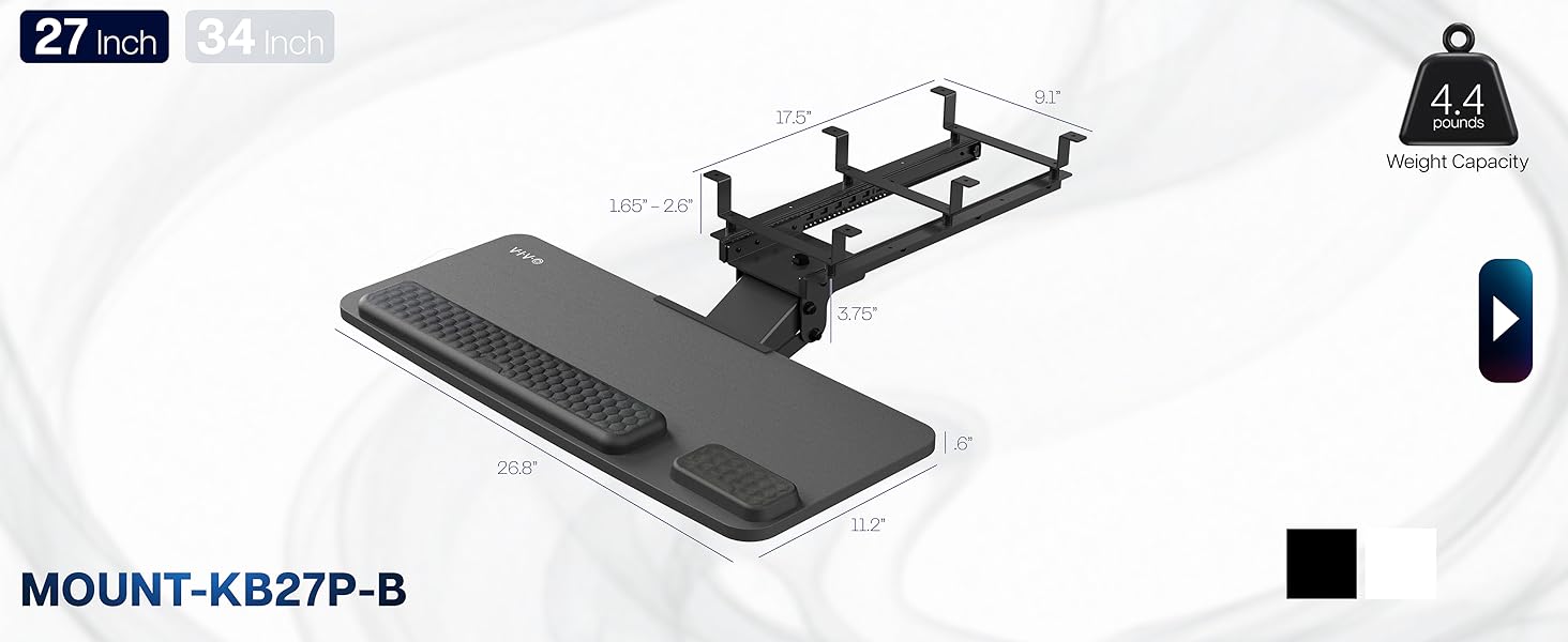 Premium Under Desk Keyboard Tray