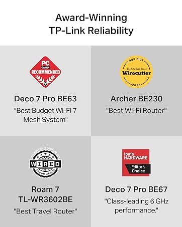 Award-Winning TP-Link Reliability