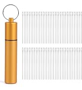 GarfxG 70pcs Beading Needles Straight Beading Needles for Jewelry Making, Size 10-0.018" * 1.26" ...