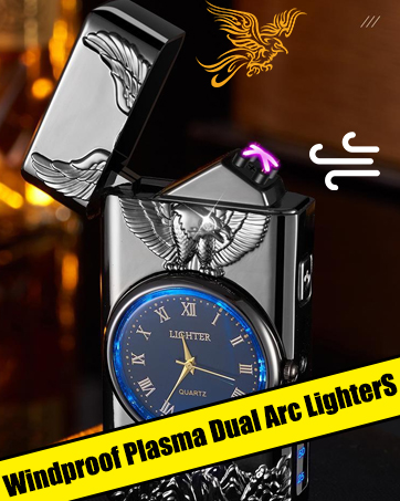 Gas-free oil-free plasma flameless lighter