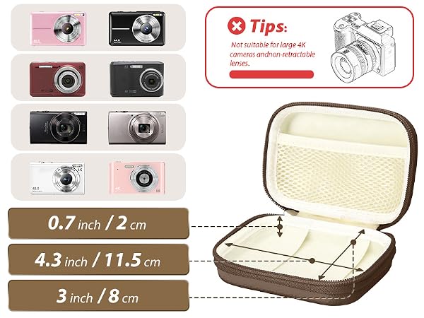 digital camera case kodak pixpro fz45 fz55 hard cases small camkory cute compact estuche para cámara