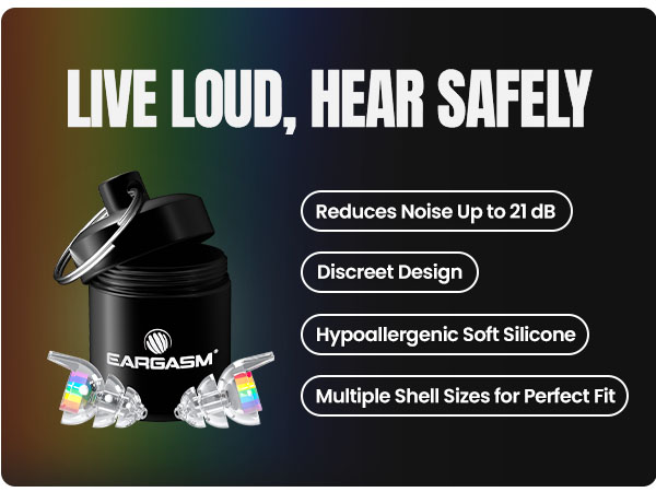 Eargasm Smaller Ears Earplugs in Rainbow