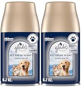 Glade Automatic Spray Refill, Pet Fresh Scent, Scented Air Freshener for Home and Bathroom, 6.2 O...