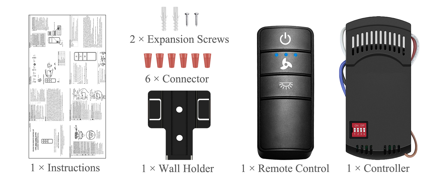 universal remote for ceiling fan with light