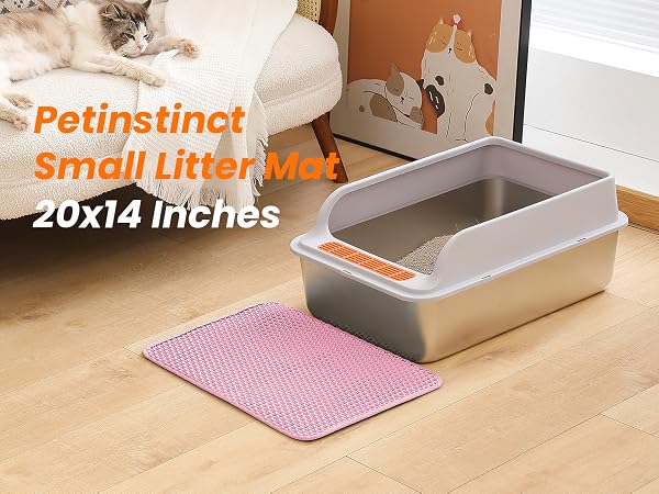 mat for cat litter box