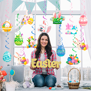 easter hanging swirl