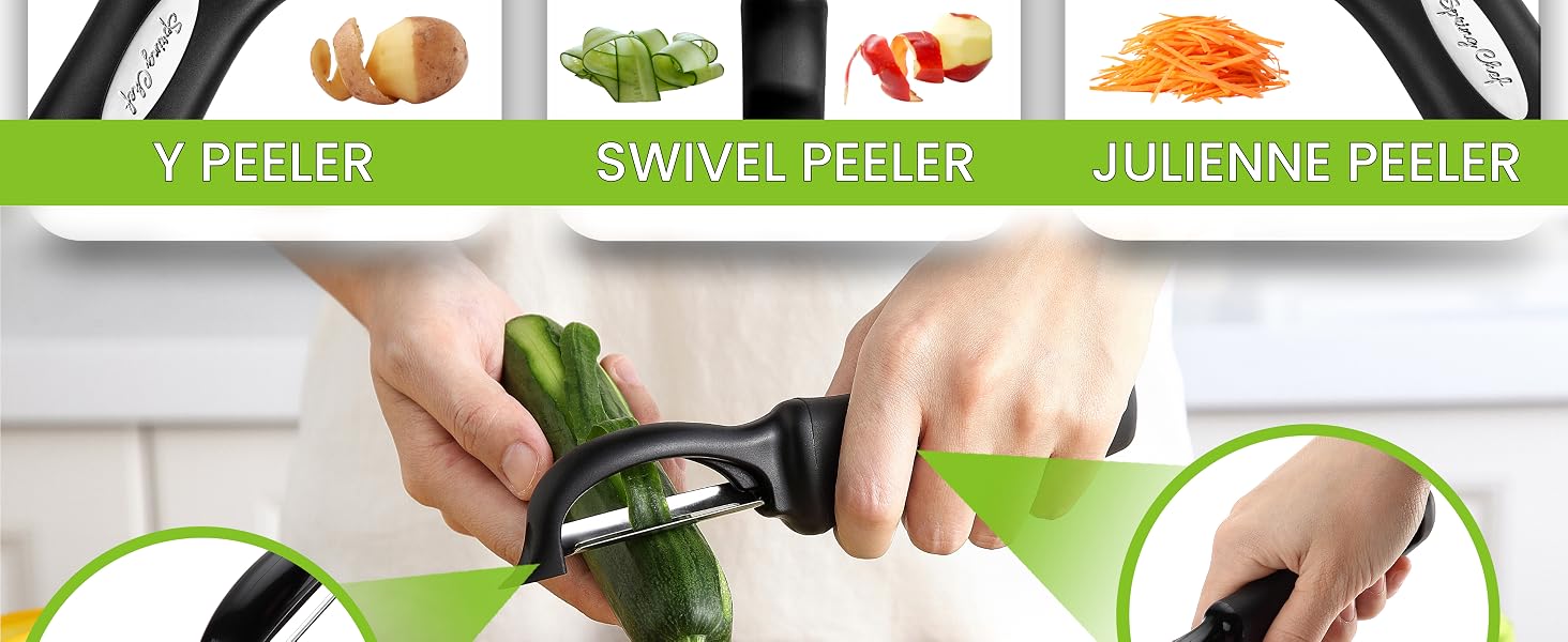 stainless steel vegetable peeler