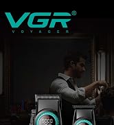 VGR Professional Barber Combo 4 in 1 – Cordless Hair Clipper, Trimmer, Foil Shaver & Powerful Hai...