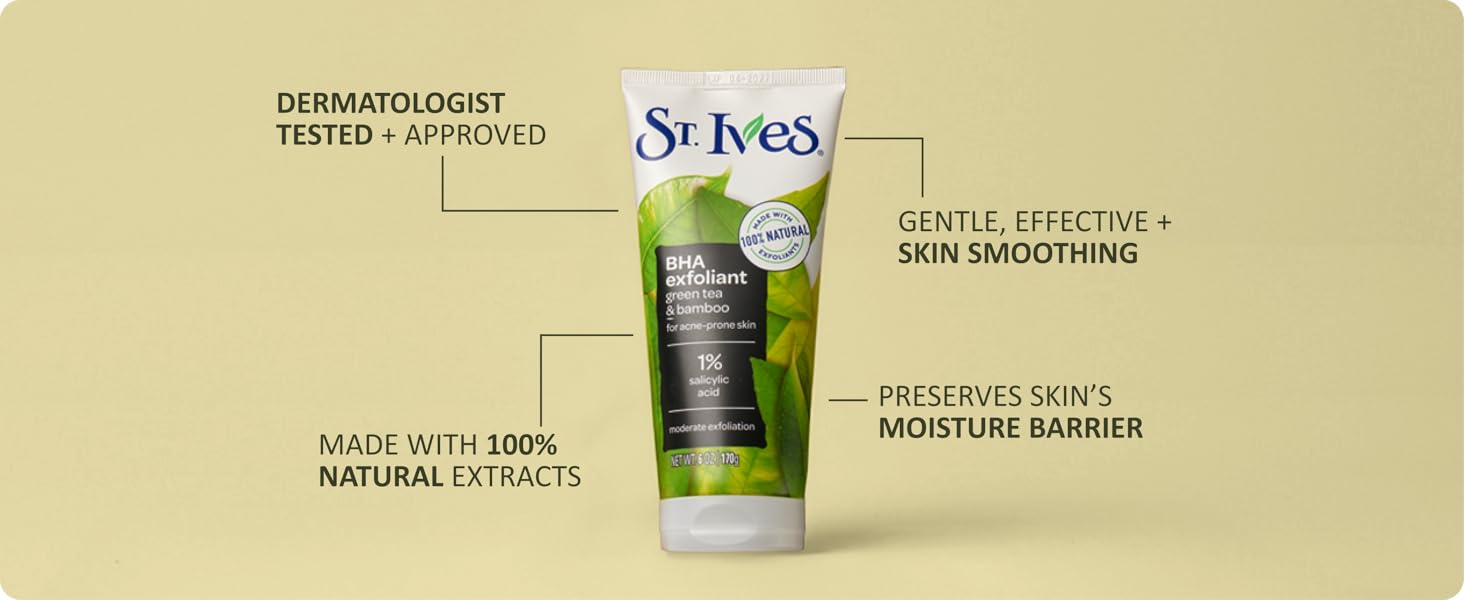 BHA Green Tea Face Scrub