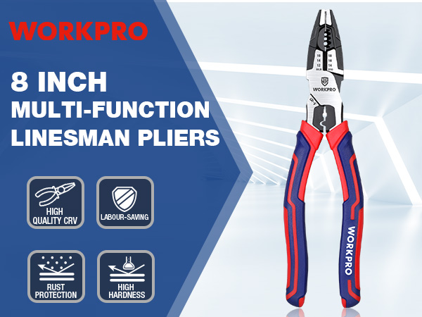 Premium CRV Steel Hand Tool Plier for Twisting and Cutting Wires Clamping Screws