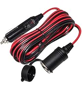 SPARKING 25FT Cigarette Lighter Extension Cord 25FT - Male Plug to Female Socket 16AWG Heavy Duty...