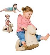 Nuby Rock 'N Ride Rocking Horse for Kids - Ride, Rock & Scoot Toy for Indoor & Outdoor Play - Bal...