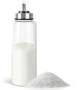 Loscarol Sugar Dispenser with Pour Spout & Lid, 17 oz Glass Sugar Shaker Jar for Coffee Bar,Tea &...