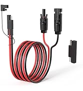 ELFCULB 10AWG 3.3FT Solar Connector to SAE Adapter 2 3.3 10 20 35 50 FT SAE Solar Panel Extension...