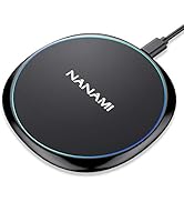 Fast Wireless Charger, NANAMI 7.5W Charging Pad Compatible iPhone 15/14/13/12/SE 2/11/11 Pro/XS M...
