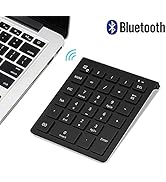 Bluetooth Number Pad, Lekvey Portable Wireless Bluetooth 28-Key Numeric Keypad Keyboard Extension...